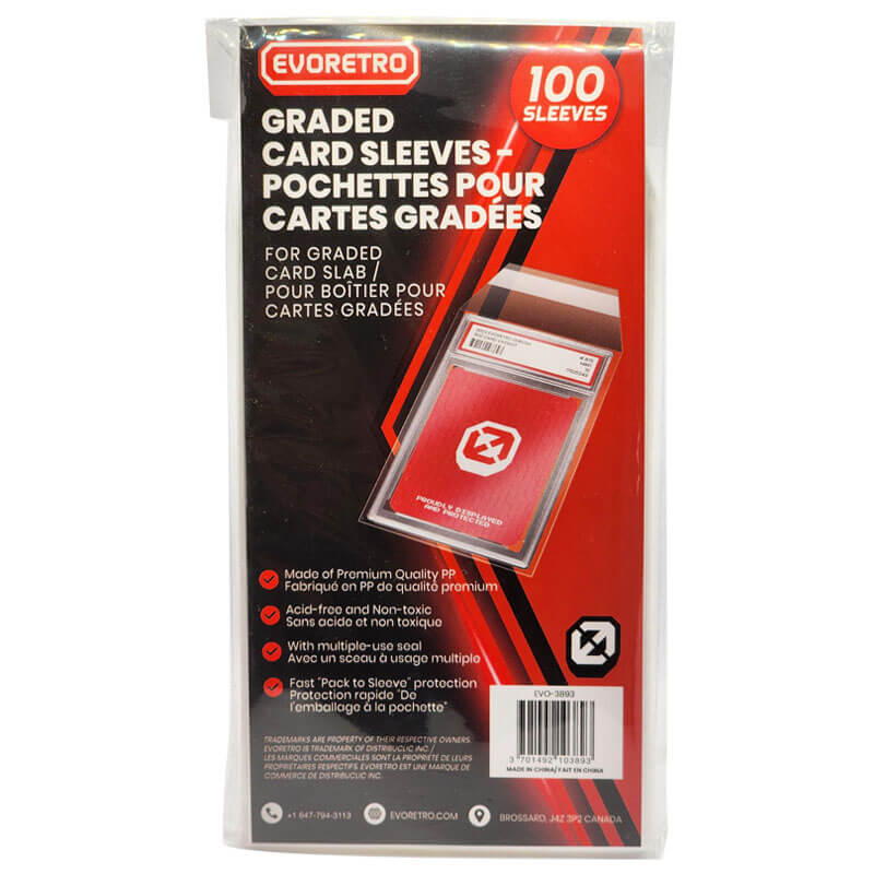 EVORETRO Graded Card Sleeves for PSA (100ct)