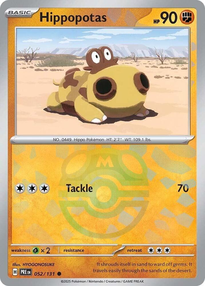 Hippopotas (Master Ball Pattern)