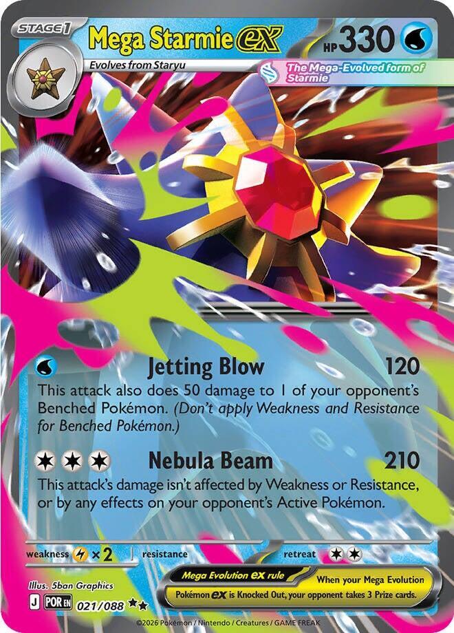 Mega Starmie ex - 021/088