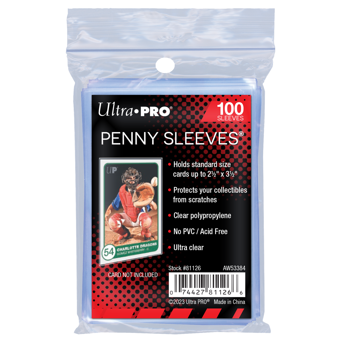 Ultra Pro Penny Sleeves 2.5" x 3.5" (100ct)