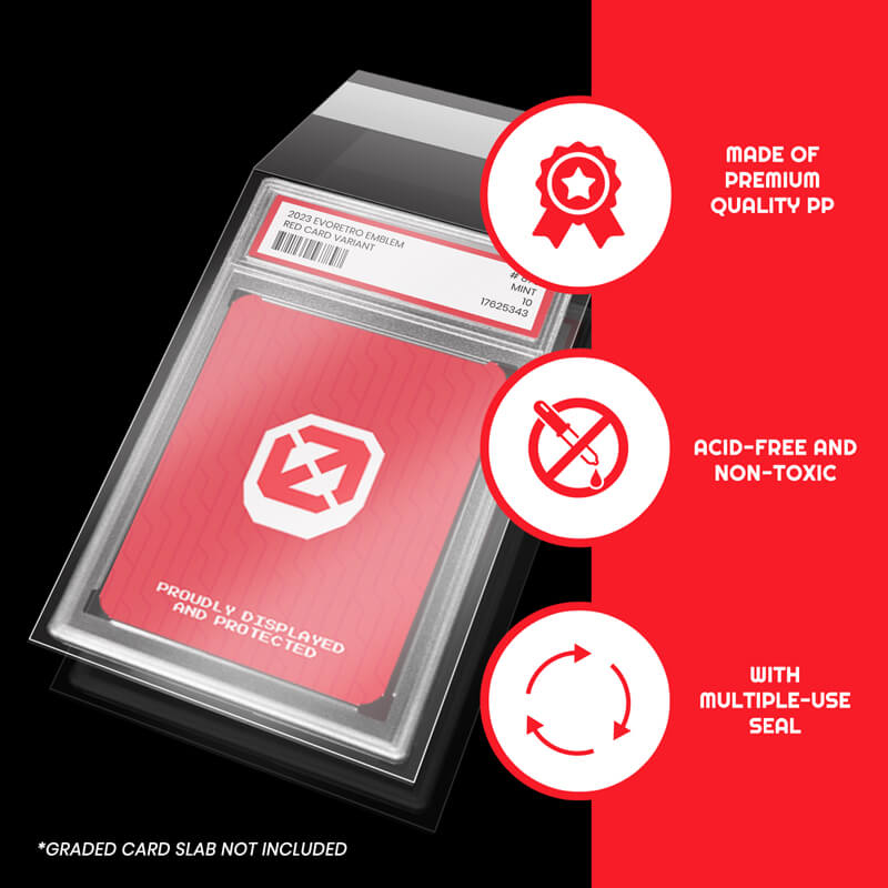 EVORETRO Graded Card Sleeves for PSA (100ct)