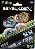Beyblade X Calibur Samurai 6-70M BX & Obsidian Shell 3-85S BX Takara Tomy Dual Pack Set